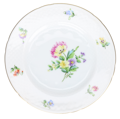 Kuchenteller klein Modell 28 A Blüte Lila Gelb