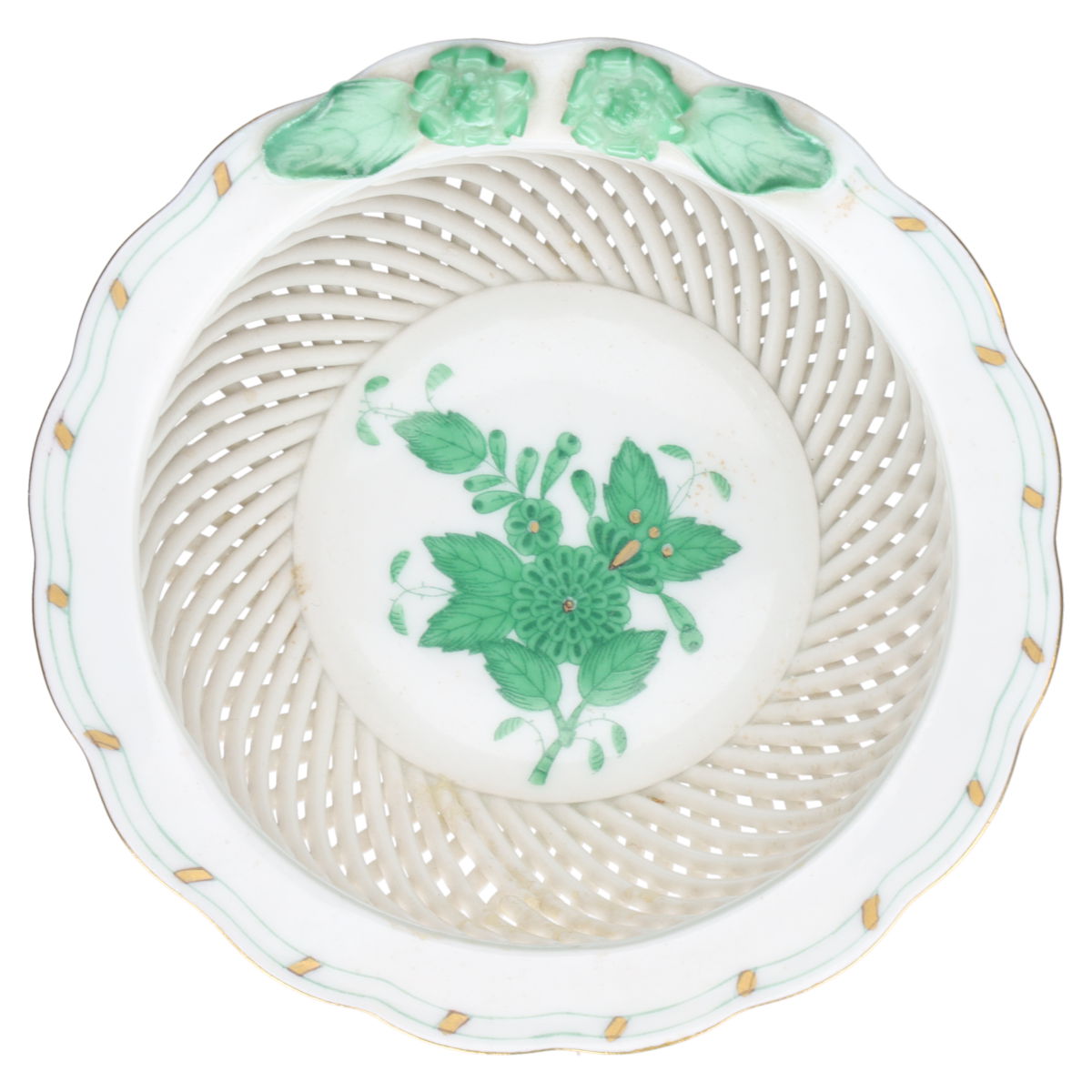 Schale mit Korbgeflecht mini hohe Form Modell 7376