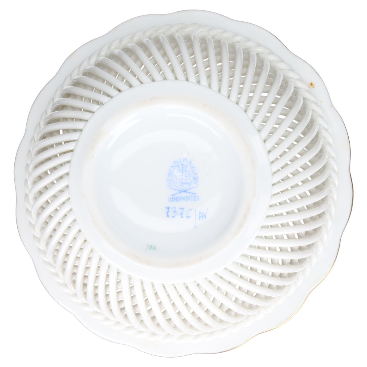 Schale mit Korbgeflecht mini hohe Form Modell 7376