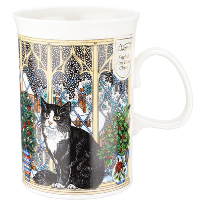 Kaffeebecher Katze am Fenster