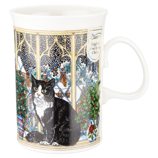 Kaffeebecher Katze am Fenster