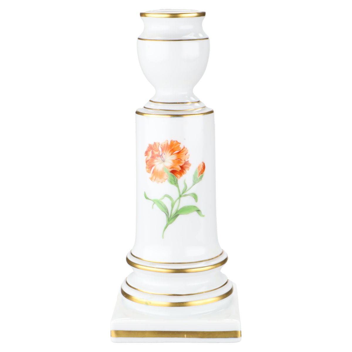 Kerzenleuchter Motiv Blüte Orange