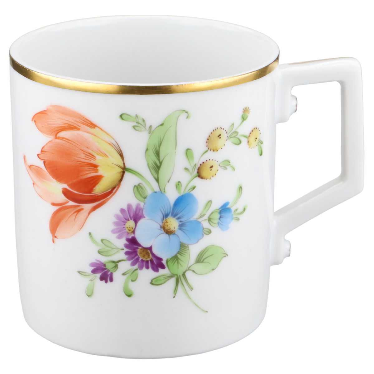 Kaffeetasse mit Untere Tulpe Orange