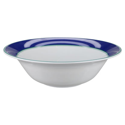 Schüssel mittelgroß Blauer Rand