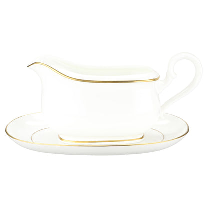 Sauciere mit Teller 2-tlg