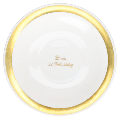 Kuriosum Tasse mit Steg Barttasse mit Untere, personalisiert