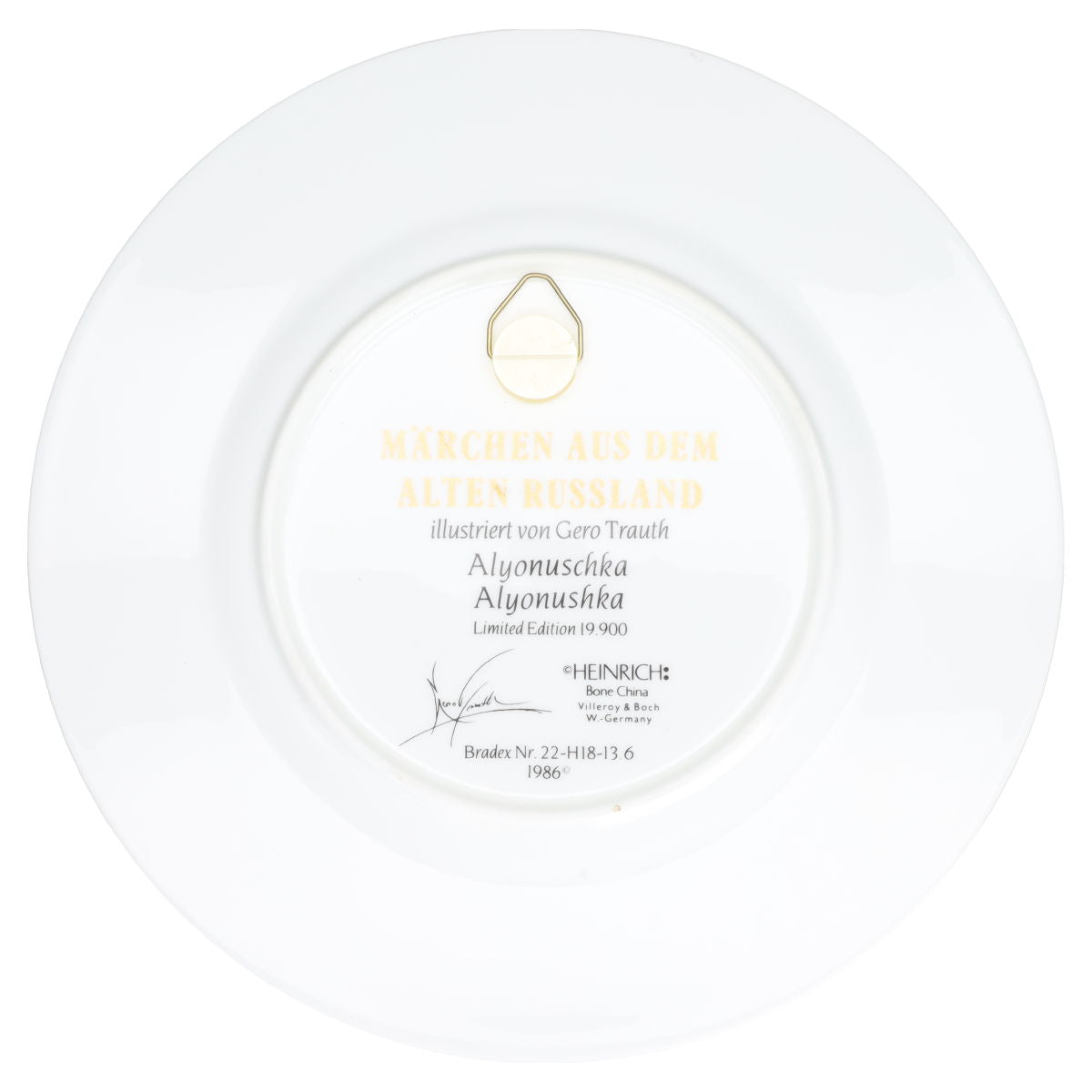 Wandteller Alyonuschka