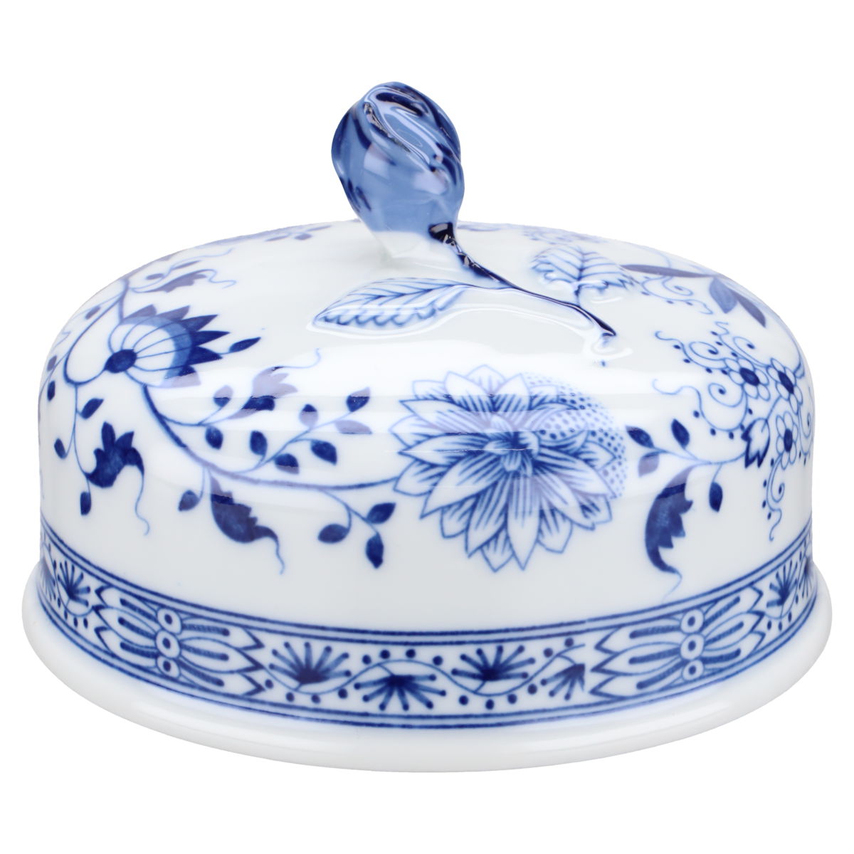 Butterdose rund mit Knospe