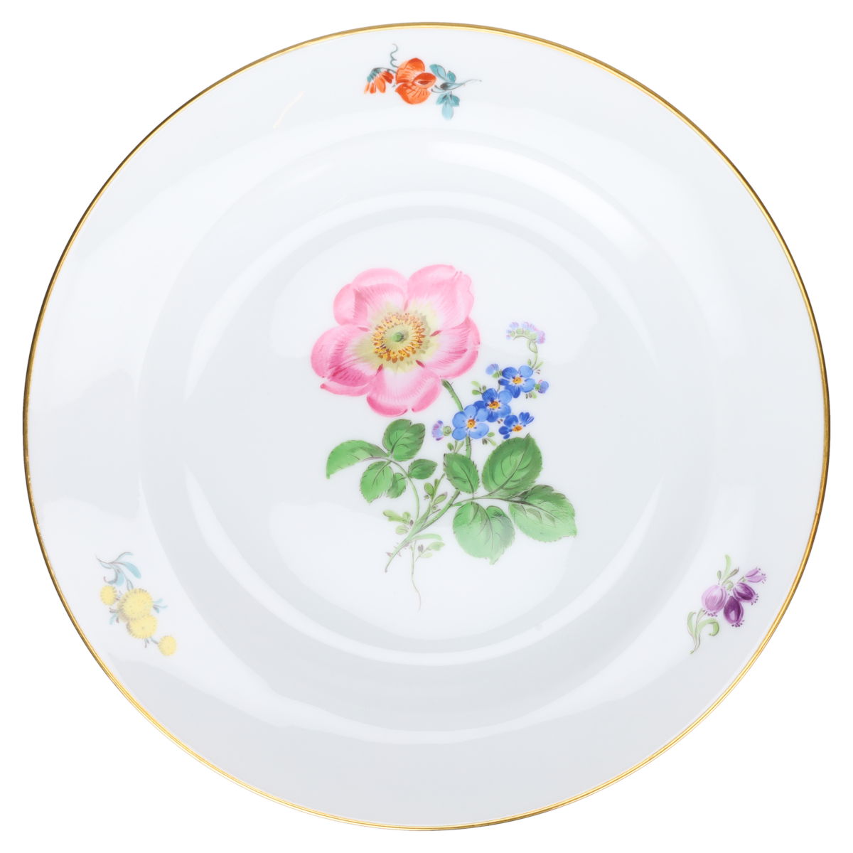 Kuchenteller Motiv Rosa Blüte