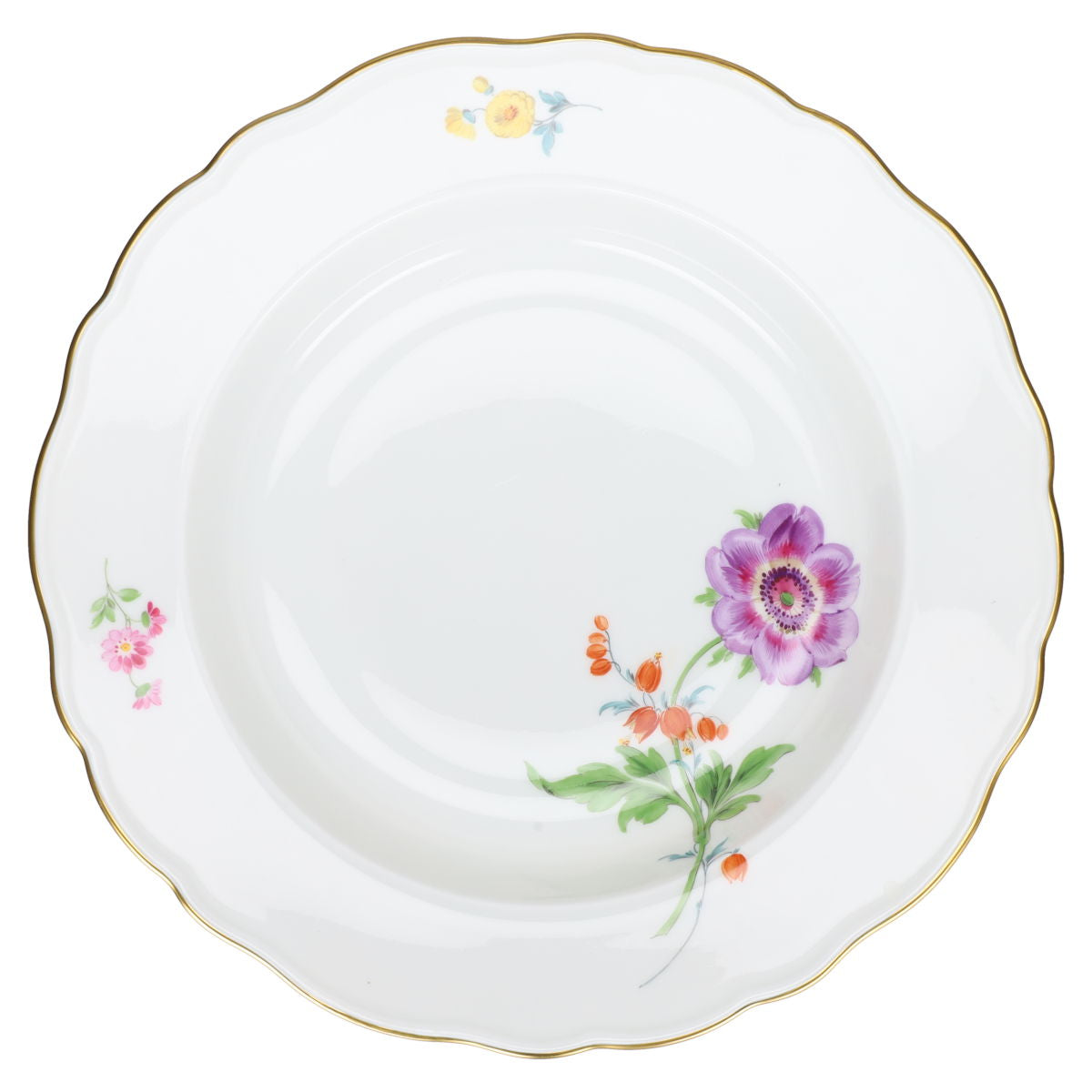 Suppenteller Mohnblume lila