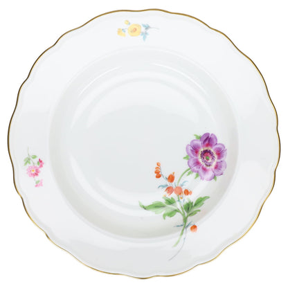 Suppenteller Mohnblume lila