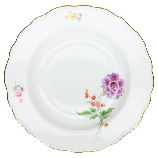 Suppenteller Mohnblume lila