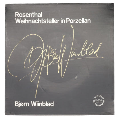 Weihnachtsteller 1979 Flucht nach Ägypten in OVP