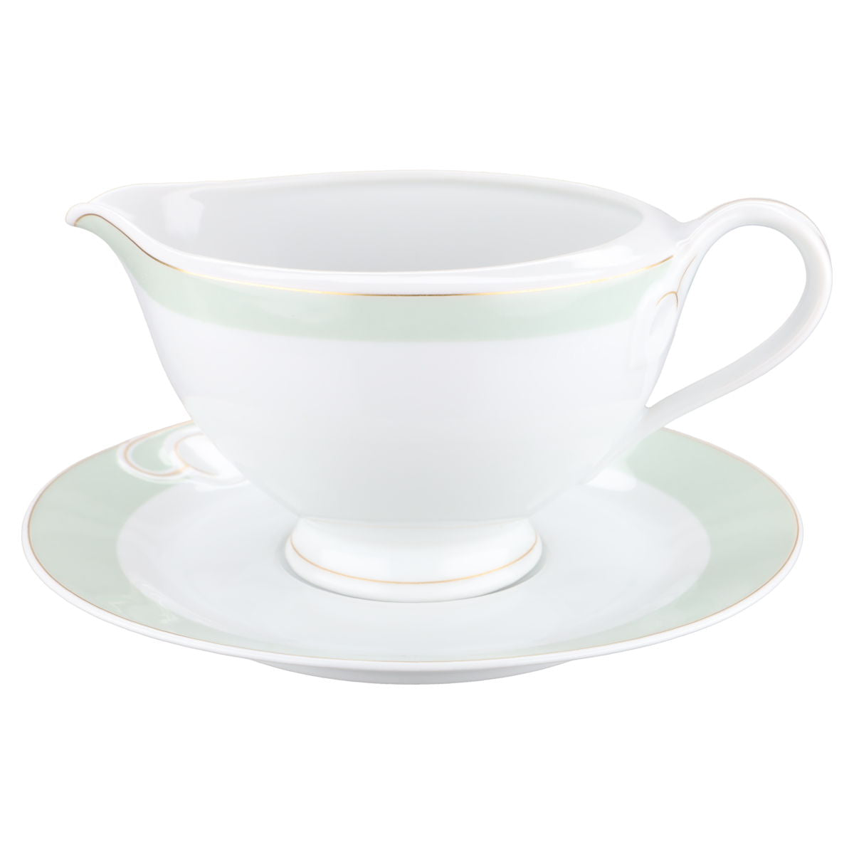 Sauciere mit Teller 2-tlg