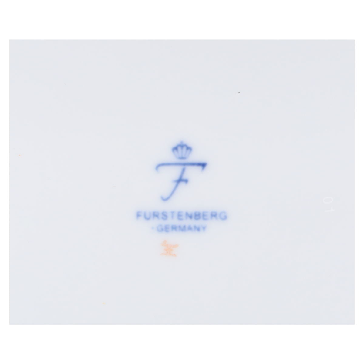 Kuchenteller mit Wappen