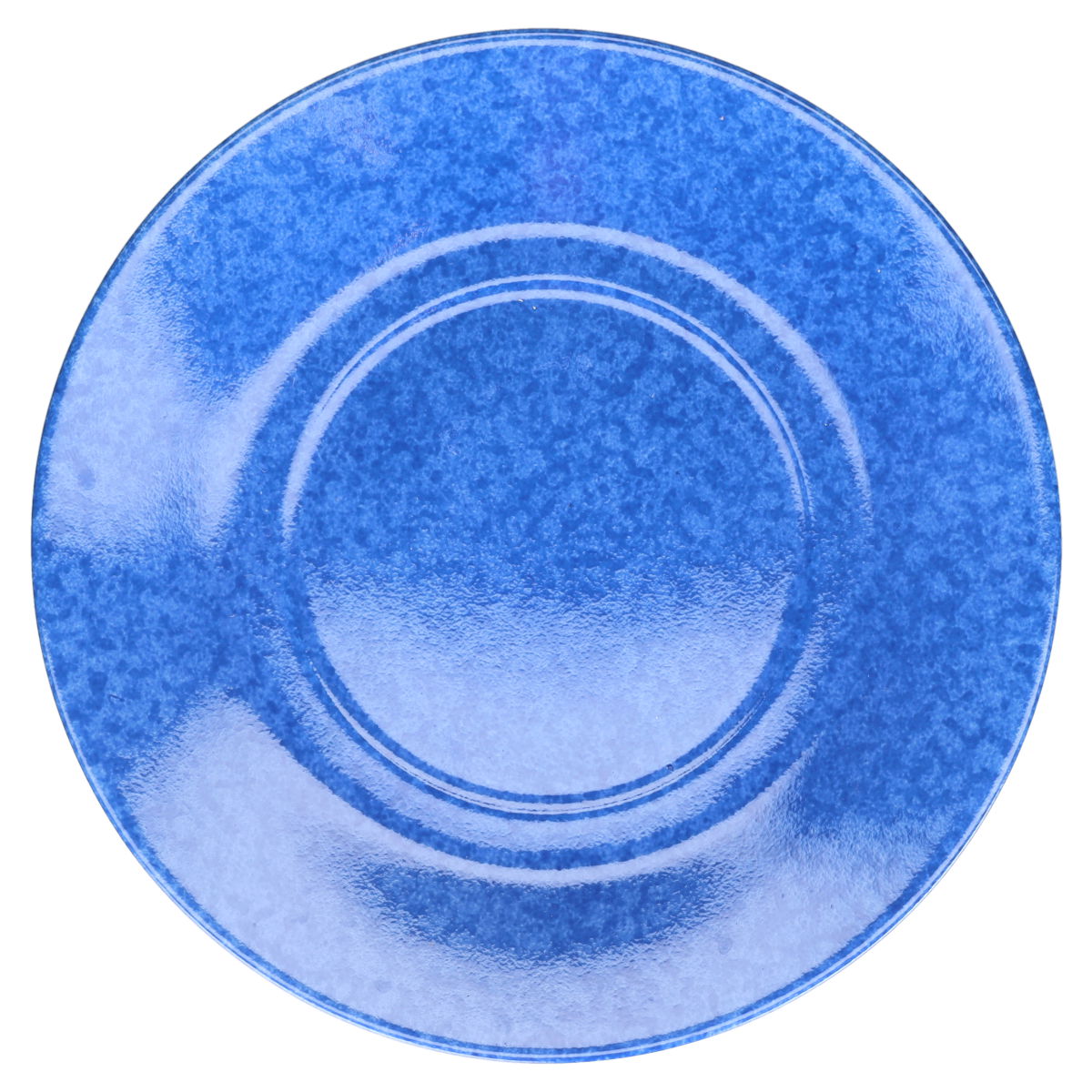Untertasse für Tee blau