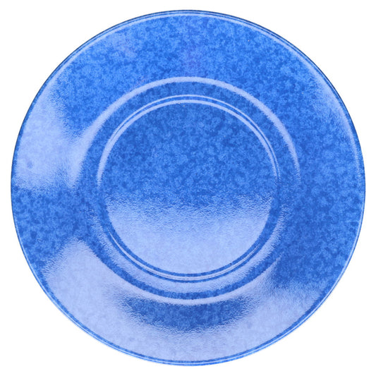 Untertasse für Tee blau