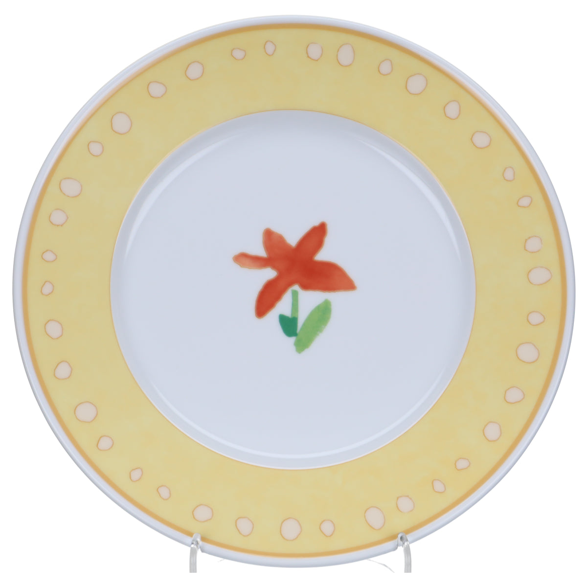 Kuchenteller Frühstücksteller Blume mittig