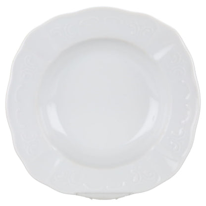 Aschenbecher weiß feines Relief