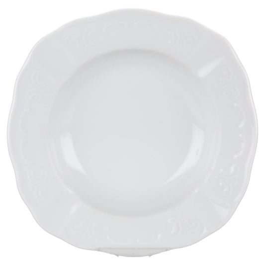 Aschenbecher weiß feines Relief