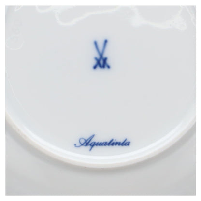 Aschenbecher mit feinen Goldzweigen