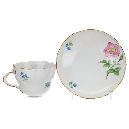 Kaffeetasse mit Untere Wildrose rosa