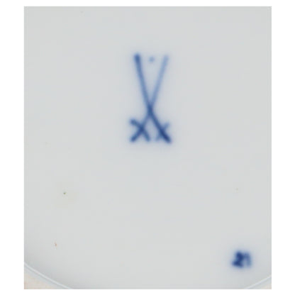 Durchbruchteller groß Blaue mit Insekten Blume I.Wahl