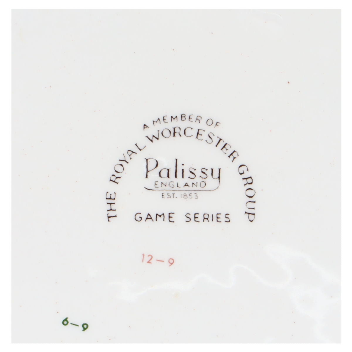 Speiseteller groß Rebhühner