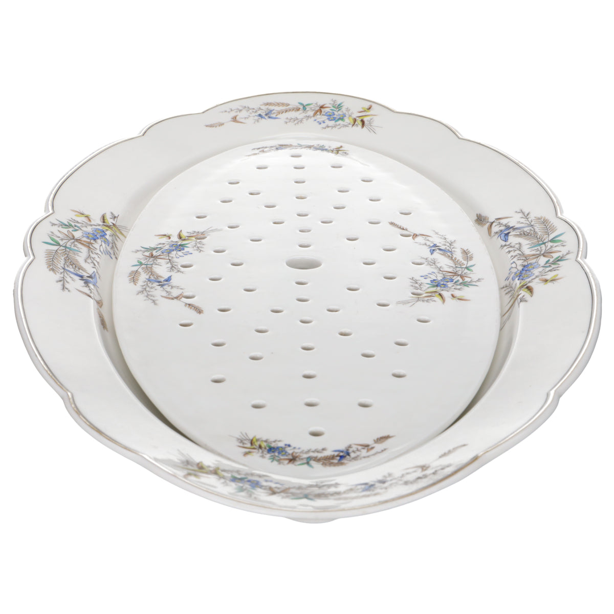 Servierplatte Warmhalteplatte sehr groß 2tlg.