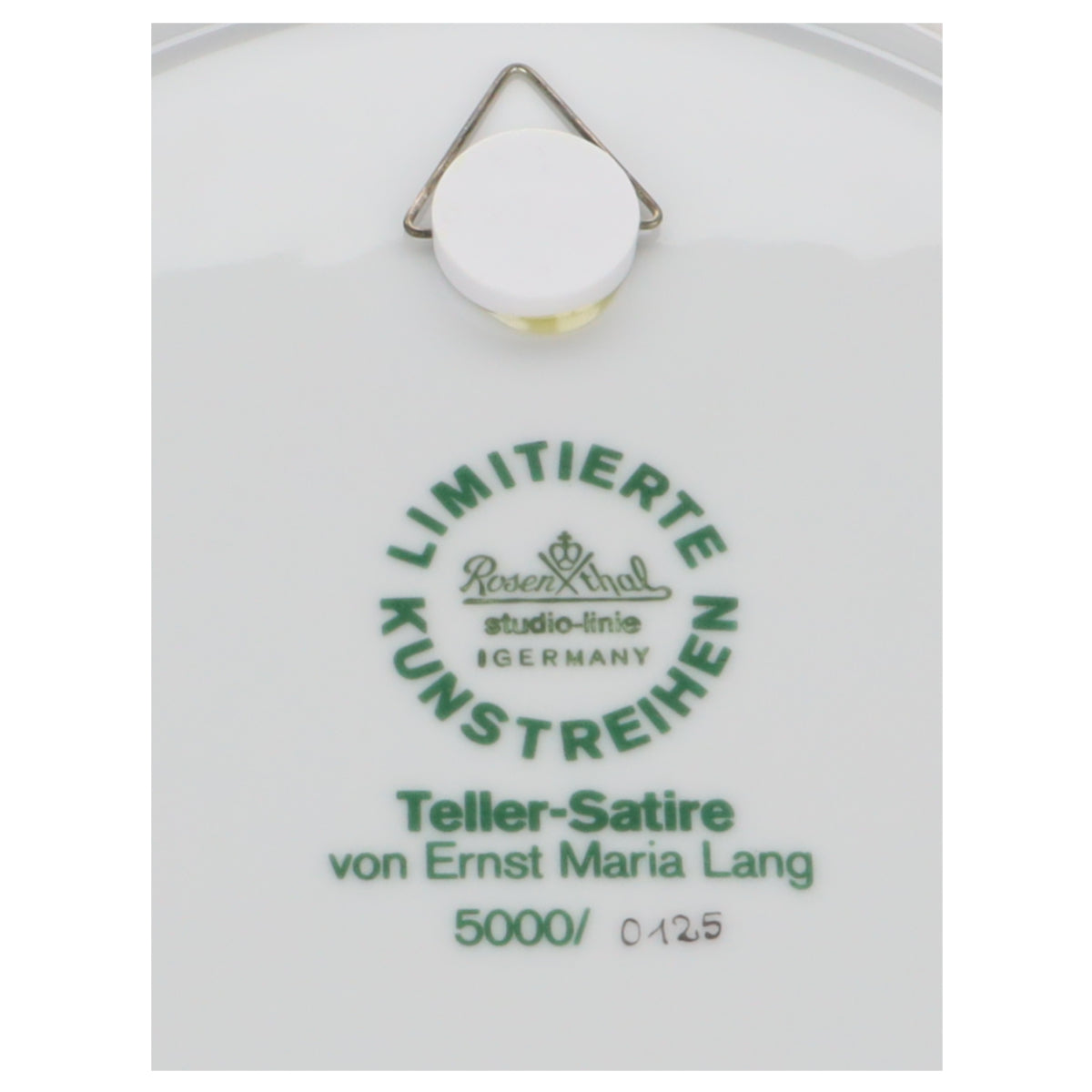 Wandteller Teller Satire Motiv 495531 Kohl OVP