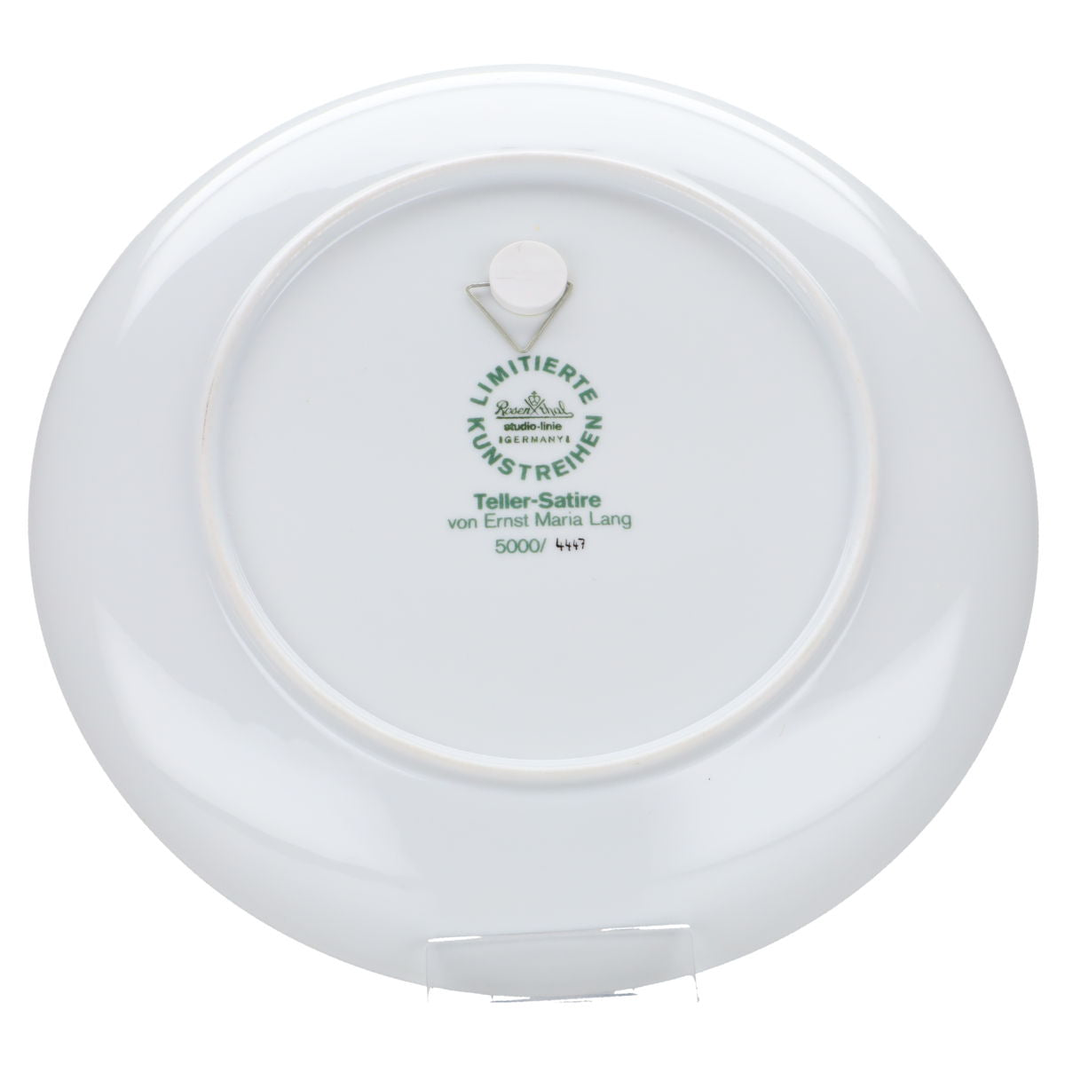 Wandteller Satire Motiv Konrad Adenauer