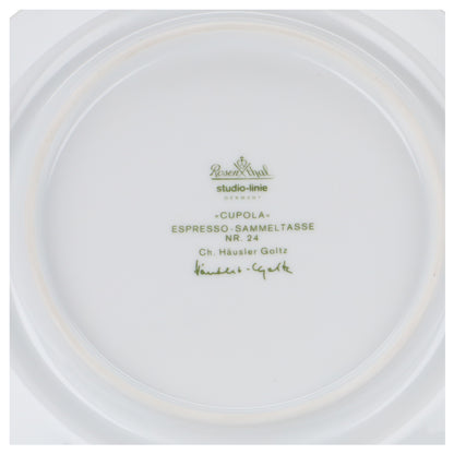 Sammelteller Kuchenteller klein Cupola Espresso-Sammeltasse Nr. 24
