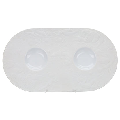 Tablett Milch und Zucker