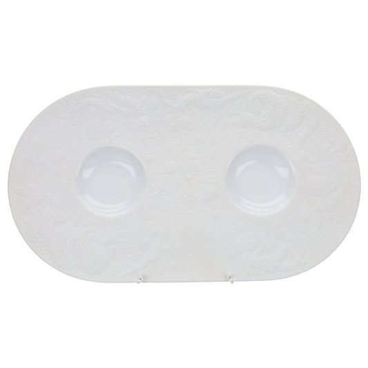 Tablett Milch und Zucker