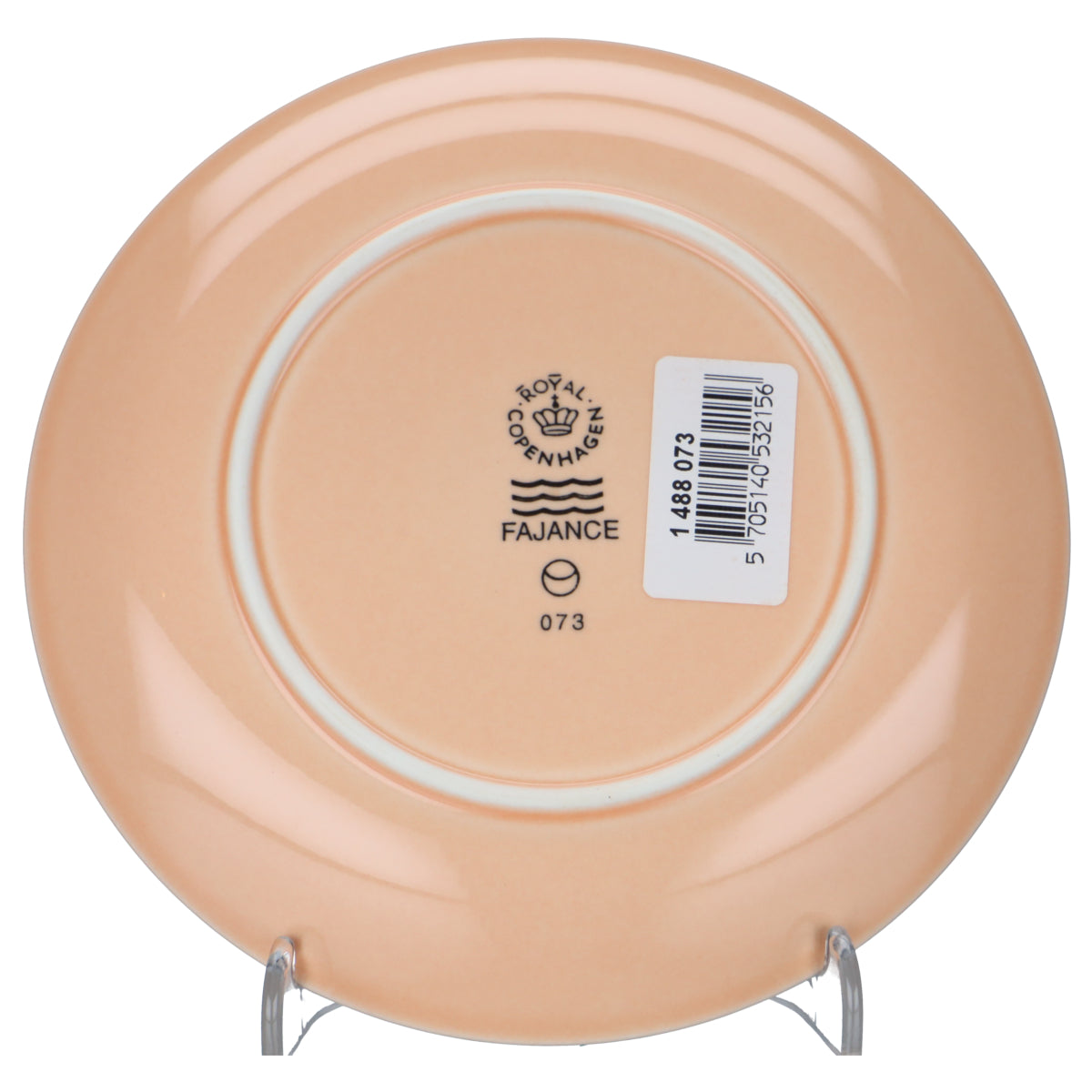 Untertasse für Kaffee lachsfarben 73