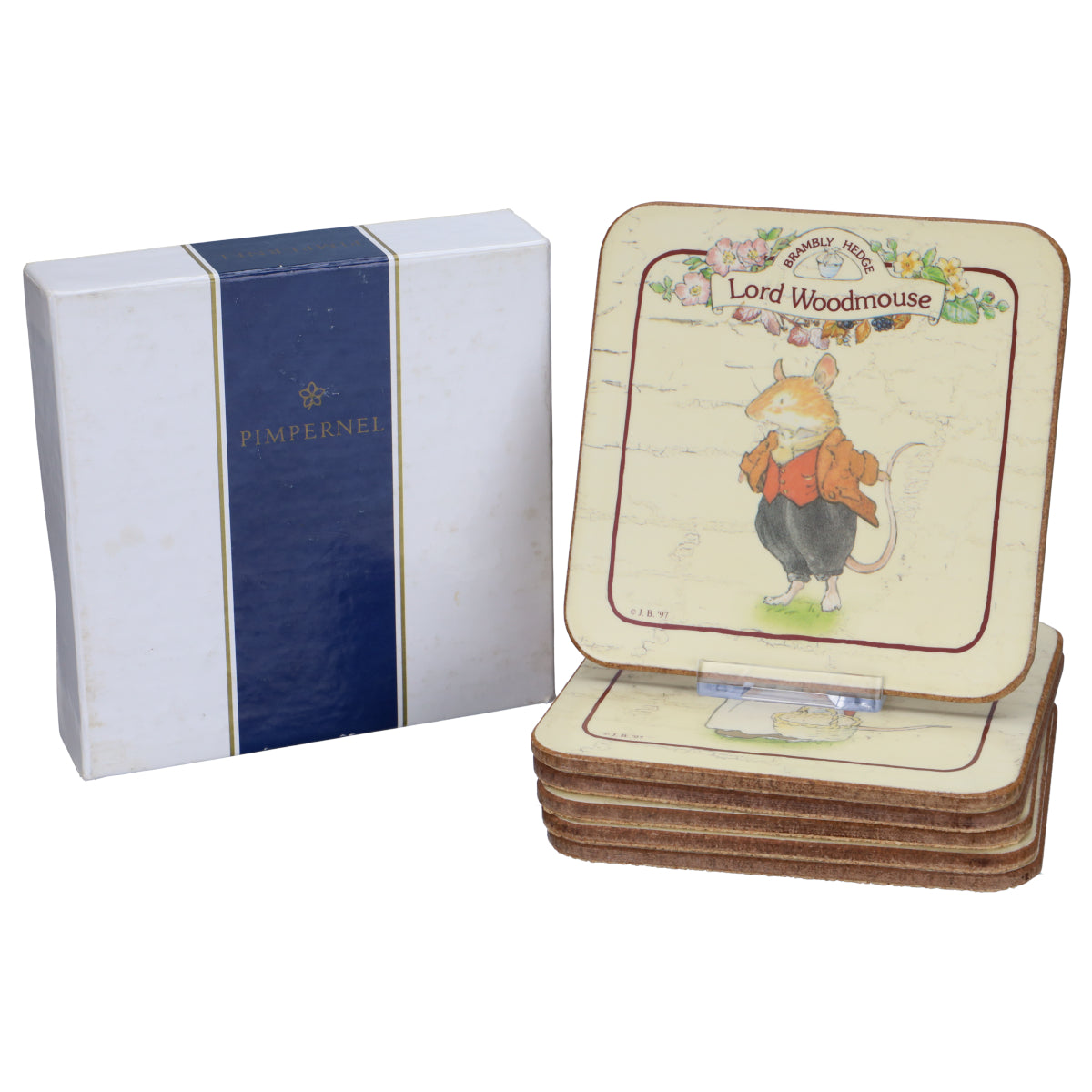 6 Untersetzer für Gläser von Pimpernel in OVP