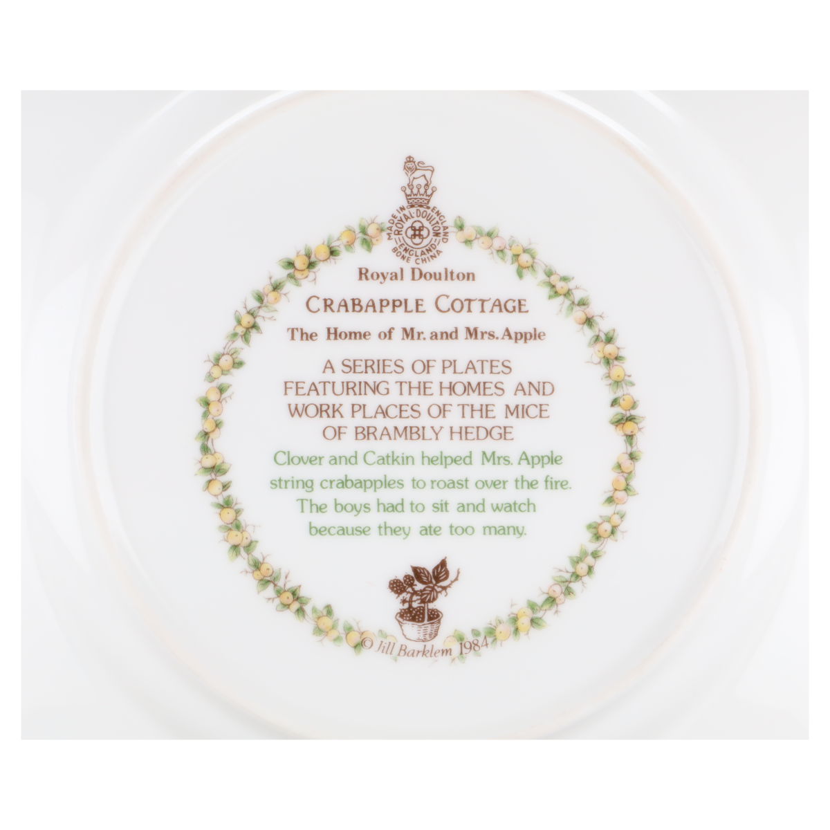 Kuchenteller Crabapple Cottage
