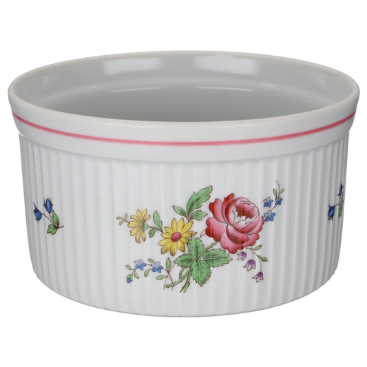 Auflaufform klein rund Rillenform