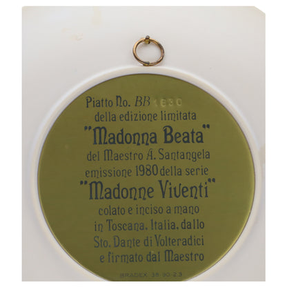Wandteller Madonna Beata - Nr. 1830