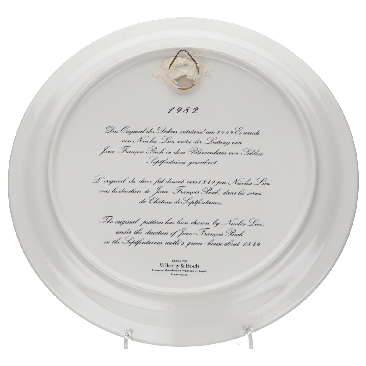 Wandteller 1982 Camellia Pcturata