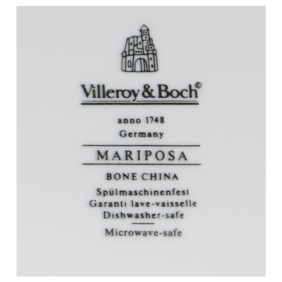 Sauciere mit Teller zweiteilig