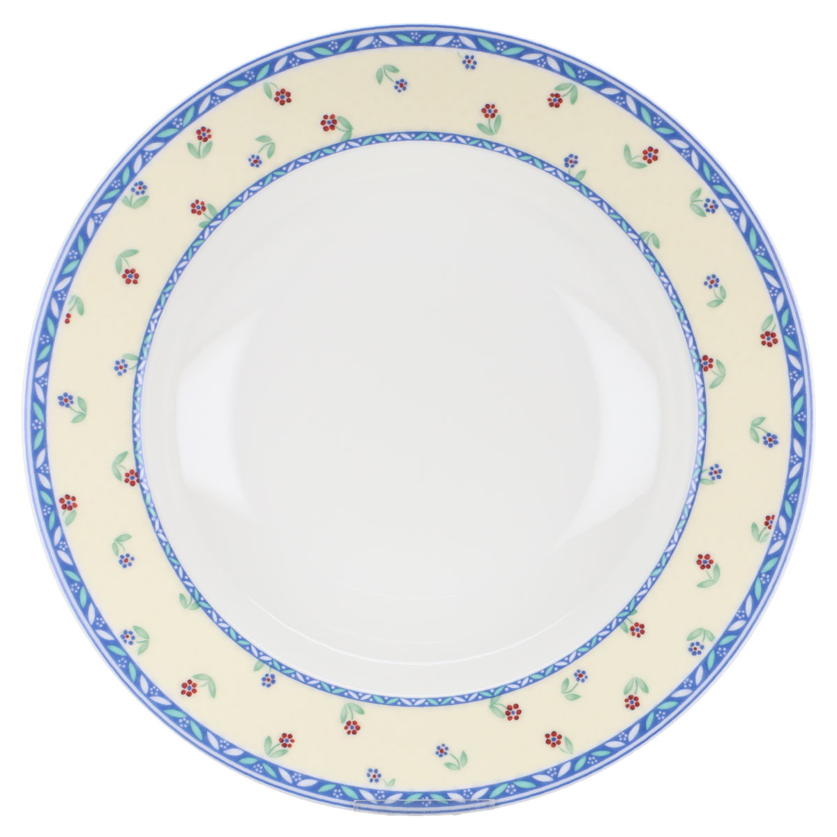 Salatteller mit Fahne