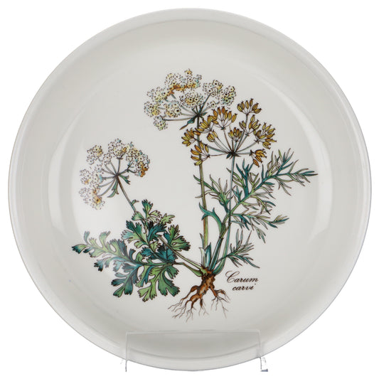 Schüssel flach klein Carum carvi mit Wurzel Schriftzug untereinander