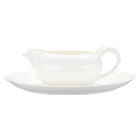 Sauciere mit Teller 2-teilig