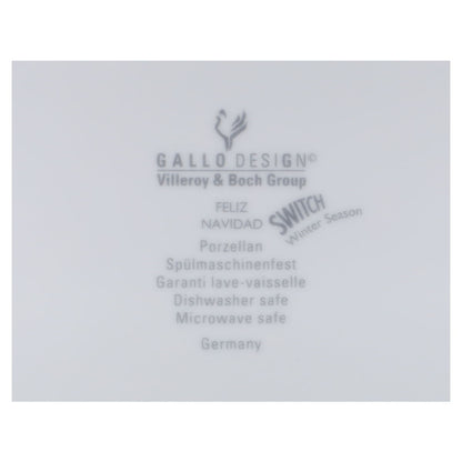 Kuchenteller Frühstückteller Feliz Navidad