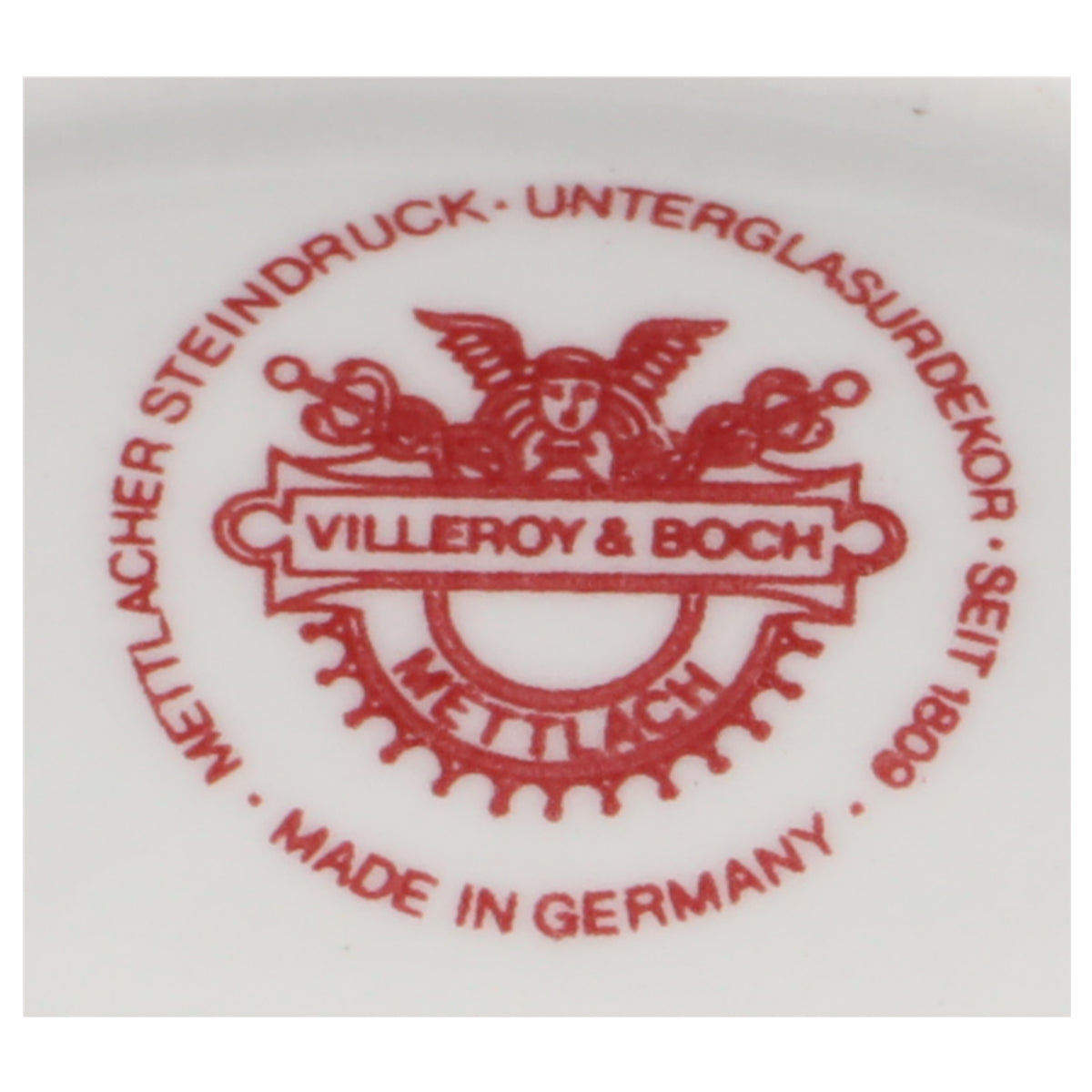 Sauciere mit Teller einteilig