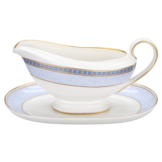 Sauciere mit Teller 2-tlg