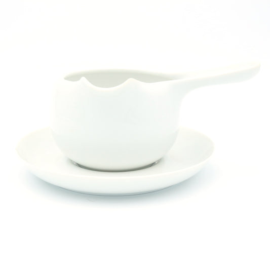 Sauciere mit Teller 2-tlg