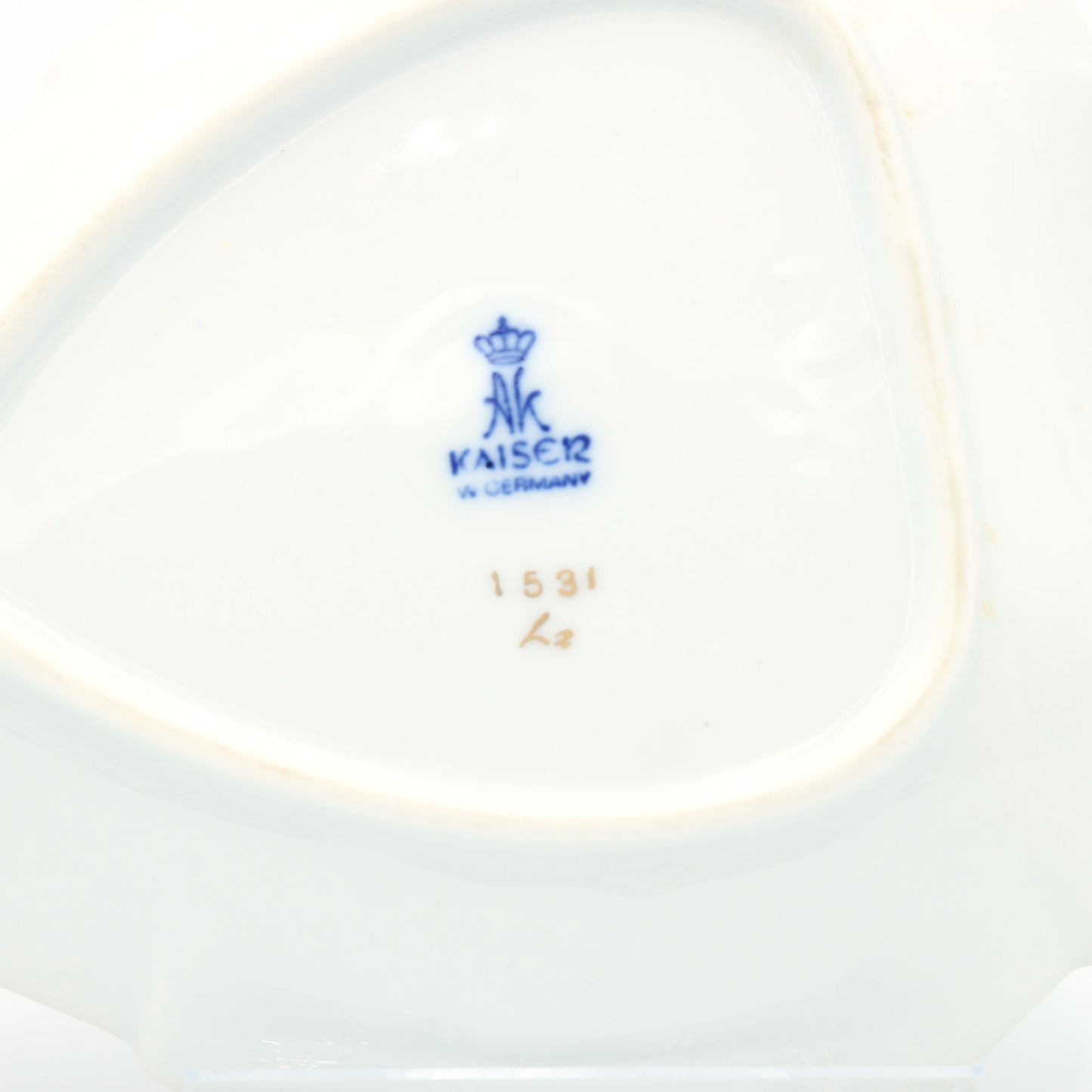 Blattschale Konfektschale schmal