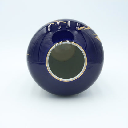 Vase Blume auf Kobalt groß